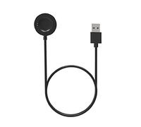Hero-s Cargador de reloj inteligente, cable de carga rápida USB, adaptador de corriente, base de soporte de montaje en base para T500 T500plus, corto, múltiples dispositivos, negro, eléctrico con