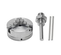 hero-s Portabrocas de aleación de zinc de 3 mandíbulas de madera, herramienta de perforación, parte trasera de rosca con biela, mandril industrial Wen