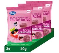 Hero Snack de Tortitas de Frutos Rojos +36m 3x40 gr
