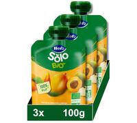 Hero Solo Bio Bolsita de Manzana, Melocotón y Mango +4m 3x100 gr
