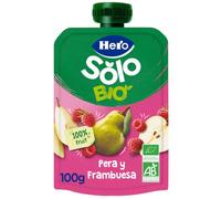 Hero Solo Bolsita Frutas Ecológicas Pera y Frambuesa +4m 100 gr