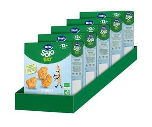 Hero Solo Bio Galletas de Animales Infantiles Desde 12 Meses, 5 x 100 g