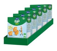 Hero Solo BIO - Snack Biscuits Animaux - pour Bébés Des 12 Mois - 100% BIO et Naturels, Sans Huile de Palme - Lot de 5 X 100 g