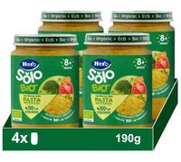 Hero Solo Bio Tarrito Verduras con Pasta Integral ECO +8m 4x190 gr