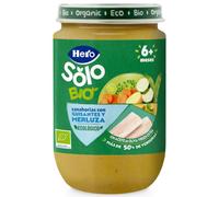Hero Solo Bio Tarrito Zanahorias, Guisantes y Merluza ECO +6m 190 gr