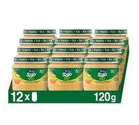Hero Solo Bio Tarritos Pera Plátano y Zanahoria Desde 4 Meses, 12 x 120 g