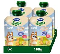 Hero Solo Bolsita Naranja, Plátano, Pera y Galleta +6m 4x100 gr