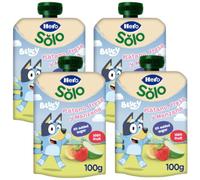 Hero Solo Bolsita Plátano, Fresa y Manzana +6m 4x100 gr