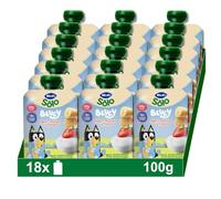 Hero Solo Bolsitas Yogurín Griego Fruta y Cookies Desde 6 Meses, 18 x 100 g