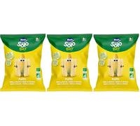 Hero Solo Snack de Maíz y Avena a partir de 8 meses - Sin sal añadida y sin aditivos- 25gr (Paquete de 3)