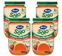 Hero Solo Tarrito Crema Verduras con Tomate, Pimiento y Cebolla +6m 4x190 gr