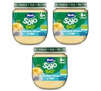 Hero Solo Tarrito de Yogur, Manzana y Plátano +6m 3x120 gr