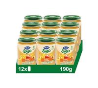 Hero Solo Tarritos Frutas Variadas Bebé Desde 4 Meses, 12 x 190 g