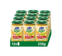 Hero Solo Tarritos Guisantes Tiernos con Jamón Desde 6 Meses, 12 x 235 g