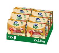 Hero Solo Tarritos Verduras Lentejas y Jamón Desde 10 Meses, 12 x 235 g