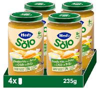 Hero Solo Tarritos Zanahorias con Arroz en Caldito de Pollo +6m 4x235 gr