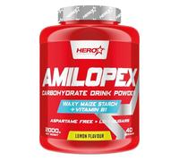 HERO TECH | AMILOPEX 2 KG | Amilopectina (Waxy maize) con un 99% de hidratos de carbono | Carbohidratos Complejos, 0% Azúcares | Ganar Masa Muscular | Vegano Sin OGM