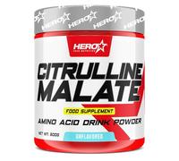 HERO TECH | CITRULLINE MALATE 300 gr | L-Citrulina Malato | entrenamientos de alta intensidad | Mejora la vasodilatación y el flujo sanguíneo | Reduce la acumulación de ácido láctico | Vegano Sin OGM