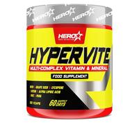 HERO TECH | HYPERVITE 120 caps. | Multivitaminas Hombre Y Mujer | Energizante | Mejora el Rendimiento Físico y Mental | Suplemento Vitamínico Eficaz