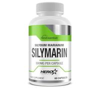 HERO TECH | SILYMARIN 60 caps. | Extracto de cardo mariano con alta concentración de silimarina, ideal para proteger y desintoxicar el hígado de forma natural | Vegano Sin OGM (Organismos Modificados