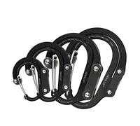 HeroClip - Gancho Giratorio para Bolso de Mano, Colgador de Bolsas de Mujer, Clips organizadores de Cochecito, Ganchos de comestibles, Bolsas de Compras, Ganchos para Bolsas de pañales, mosquetón