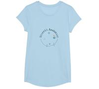 Héroe de la Sala de partos: Emblema de Agradecimiento a la par Camiseta, Niñas, Azul Bebé, XS