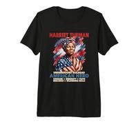 Héroe Estadounidense del ferrocarril subterráneo Harriet Tubman Camiseta Premium