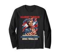 Héroe Estadounidense del ferrocarril subterráneo Harriet Tubman Manga Larga