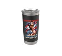 Héroe estadounidense del ferrocarril subterráneo Harriet Tubman Vaso térmico de acero inoxidable de doble pared