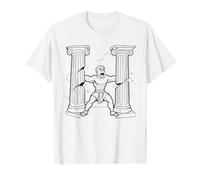 Héroe Sansón Poderoso - Niños Fe Colorear Biblia Historia Arte Camiseta