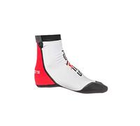 HEROE'S Calzado Beach Tenis Lycra plantilla neopreno, White Black Red, Small