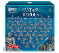 Héroes Clásicos - Gremio de Mercenarios - 51 personajes pinttables para miniaturas DND a granel I 28mm Dungeons Dragons D&D Miniaturas I Miniaturas DND Figuras D&D Figuras de Dungeons Dragons