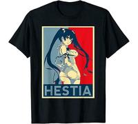 Heroes Danmachi Hestia The Goddess Manga Black T-Shirt S-6Xl