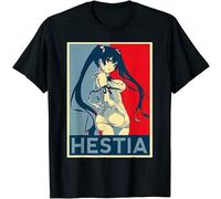 Heroes Danmachi Hestia The Goddess Manga T-Shirt Black XXL