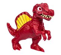Heroes de Goo Jit Zu Jurassic World Rebirth, dino rampaje Spinosaurus, súper blando y elástico, mandíbulas masticadoras de rampage, relleno único de Goo, 3 para coleccionar