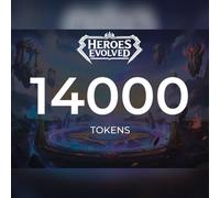 Heroes Evolved - 14000 Tokens Direct Top-Up - GLOBAL