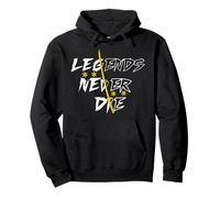 Heroes Get Remembered But Legends Never Die Vintage Retro Sudadera con Capucha