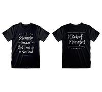 Heroes Inc. Harry Potter Solemnly Swear - Camiseta Negra para Adultos, Talla S