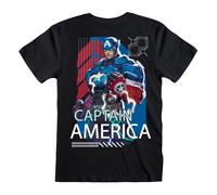 Heroes inc. marvel rivals captain america short sleeve t-shirt m