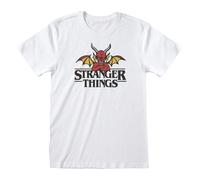Heroes inc. stranger things hellfire club demon camiseta blanca para a