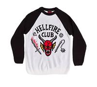 Heroes Inc Stranger Things - Sudadera de Navidad Jumper Hellfire Club (M)