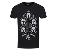 Heroes Inc The Mandalorian Strength is Survival - Camiseta Unisex (L)