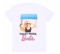Heroes Inc Vacay Mode Camisetas, Blanc, XL para Mujer