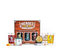 HEROES OF BARCADIA Juego de mesa: un juego de exploración de mazmorras para beber | El primer sistema de daño de batalla de vida líquida para adultos | Juego DND con dados y bebidas DND