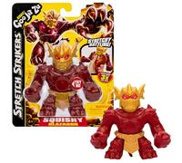 Heroes of Goo Jit Zu Bandai Figura de Acción Stretch Strikers - Blazagon con Movimiento de Golpe, súper elástico, Ideal para niños ¡Estruja, estira y Combate! Multicolor CO42780