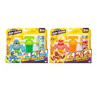 Heroes of Goo Jit Zu - Hero Creator Blazagon & Trash - Figura de acción de bricolaje para niños a partir de 4 años