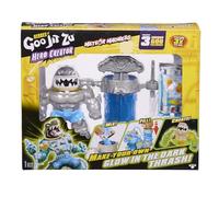 Heroes of Goo Jit Zu Hero Creator Thrash, con 3 rellenos Goo únicos, mezcla, llena y crea tu propia figura extensible