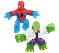 Heroes of Goo Jit Zu Marvel Goo Shifters Versus Pack Spider-Man VS Goo Shifter Lizard. 2 héroes esponjosos de Marvel de 4.5 Pulgadas de Alto.