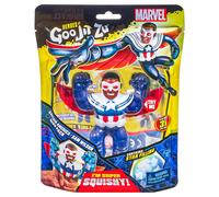 Heroes of Goo Jit Zu Goo JIT Zu Marvel Hero Pack. Capitán América - Sam Wilson - Squishy 4.5 Pulgadas de Alto. Regalo Ideal de Navidad o cumpleaños para niños. Juguete de superhéroe. (41371)