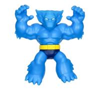 Heroes of Goo Jit Zu Marvel Studios X-Men '97 Beast Figura de acción elástica, con relleno metálico reoscópico X-Gene. ¡Estira hasta 3 veces su tamaño!
